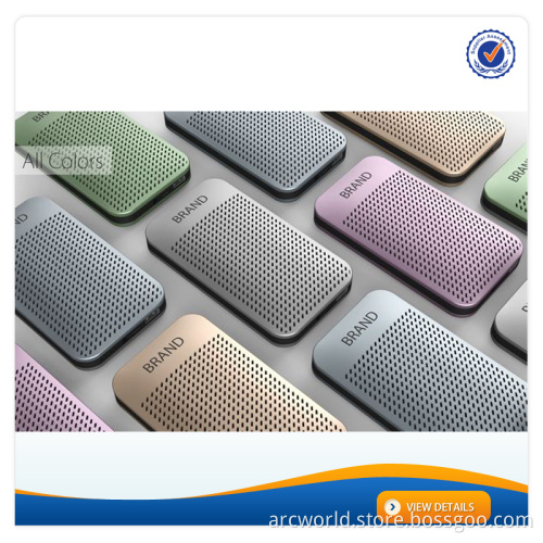 AWC929 Fashion Design 5000mAh high quality multi usb charger bluetooth speaker power bank